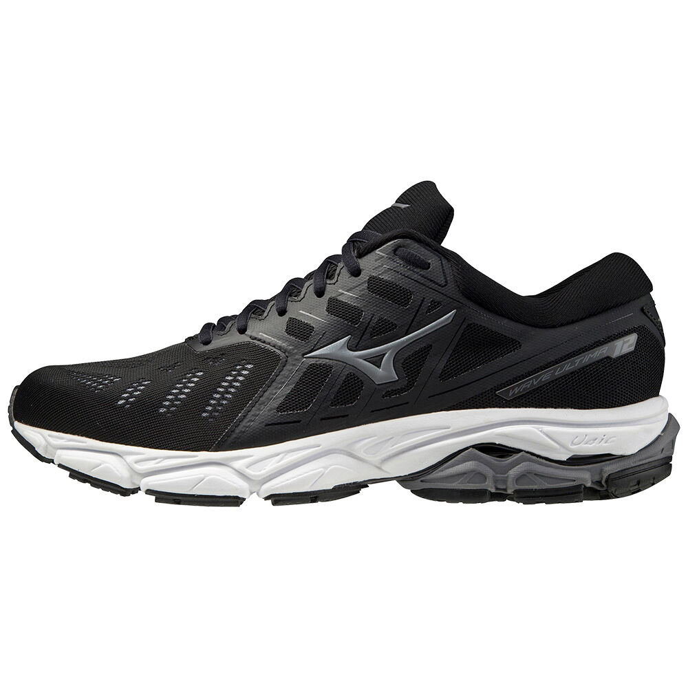 Sapatilhas Running Mizuno Wave Ultima 12 - Homem - Pretas - DSKCQ6813